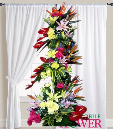 Pure exotic basket  / mobile flower pune